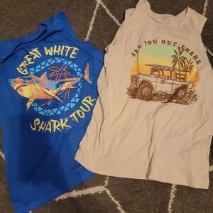 2 Boys tank tops